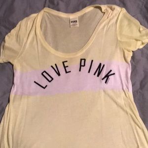 Victoria’s Secret “love pink” tee